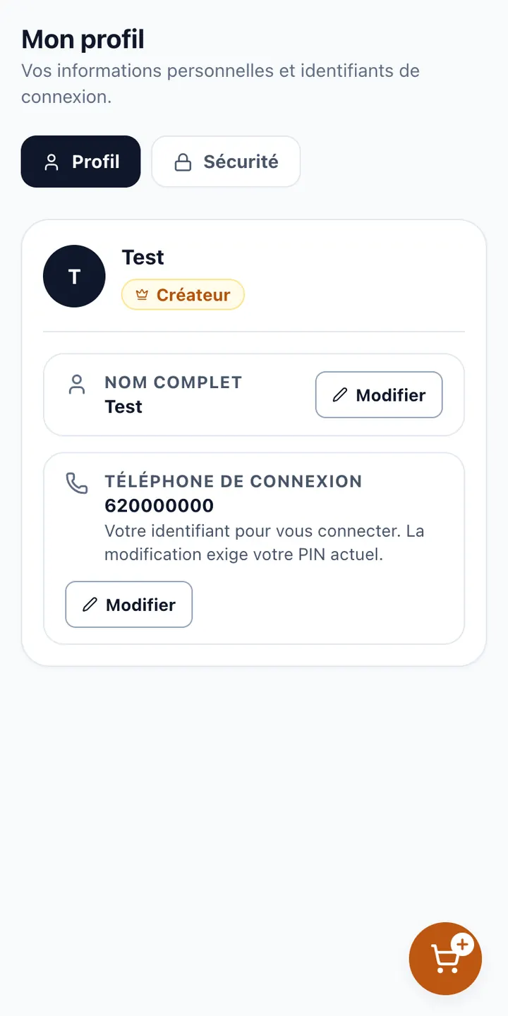 Vos informations et la sécurité.